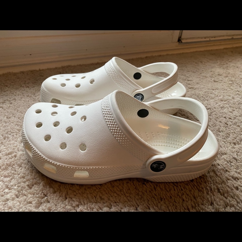 White Crocs